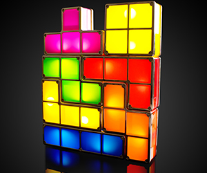 7 Piece Tetris Table Light